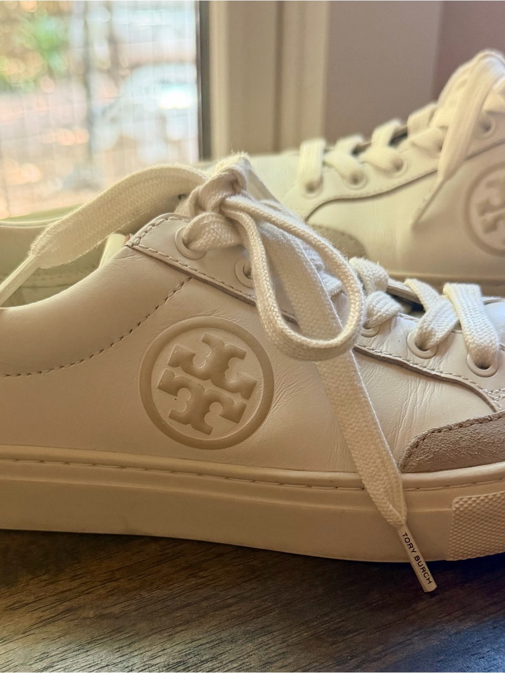 Tory Burch Bari Nappa Color Block sneakers size 7M - Picture 3 of 10